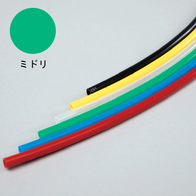 画像1: バイオマスナイロンチューブ　N2B-4-8X6ミドリ100M